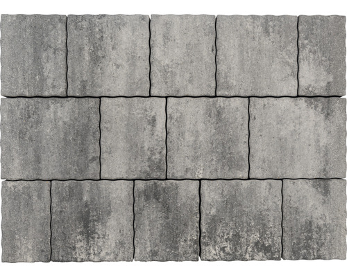 Pavés gris en béton