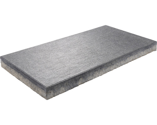 Beton Terrassenplatte Bellastone Nature grau 60 cm x 30 cm x 4,5 cm Einzelne Betonpflasterplatte