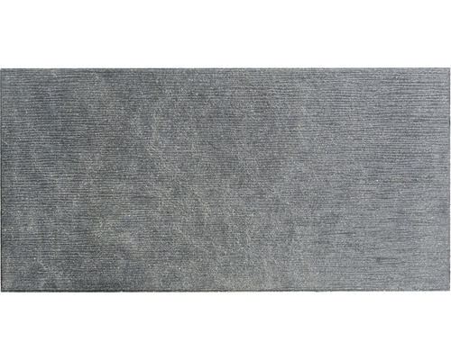 Graue Schieferplatte mit horizontaler Maserung