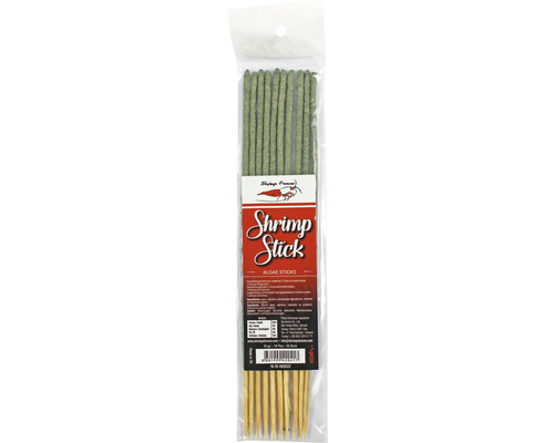 Nourriture pour crevettes CeramicNature Shrimp Stick légumes/algues Lolly 10 pièces Shrimp Forever Bâtonnets d''algues pour crevettes en paquet