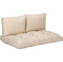 Ensemble de coussins lounge beo AUB01 80 x 120 cm coton polyester beige