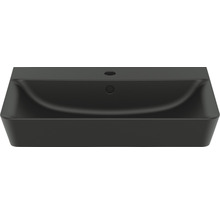 Schwarzes Aufsatzwaschbecken aus Sanitärkeramik