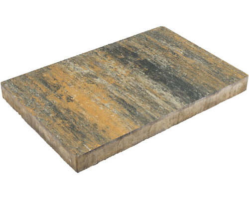 Dalle de terrasse en béton Crescendo Style calcaire coquillier 60 cm x 40 cm x 5 cm Pavé