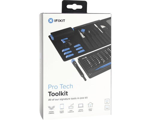 IFIXIT Pro Tech Toolkit für Reparaturen an Drohnen, Kameras, Telefonen, Tablets, Spielkonsolen, Laptops und Smart Home Geräten