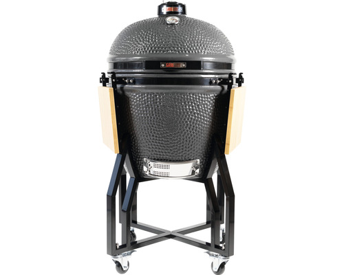 Keramikgrill Grill Guru Kamado Original XL mit Gestell und Ablage rollbar