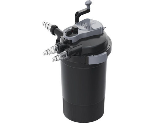 Kit filtre sous pression HEISSNER FPU20000-00 avec stérilisateur clarificateur de bassin UVC intégré 24 W Filtre de bassin pour le nettoyage de l''eau du bassin