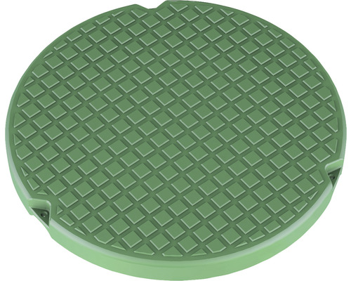 Couvercle de regard rond avec motif losanges