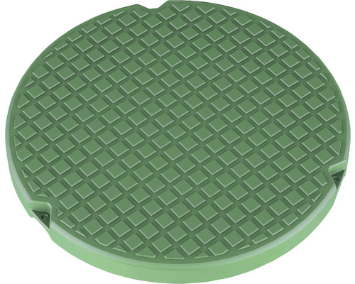 Couvercle de regard rond avec motif en losange