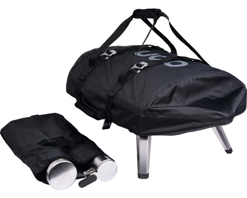 Housse et sac de transport pour Ooni Karu 12 27 x 22 x 4 cm polyester noir housse 100 % imperméable transport facile et en toute sécurité
