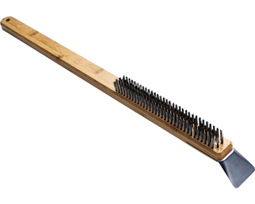 Brosse pour four à pizza Ooni 600 x 20 x 45 mm acier inoxydable brosse à four 2 en 1 durable et robuste-0