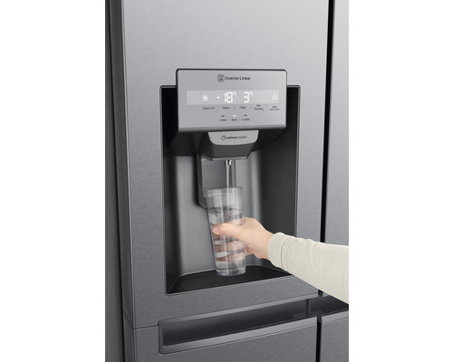 Réfrigérateur américain LG GSJV31DSXF 91.3 x 179 x 73.5 cm - HORNBACH  Luxembourg
