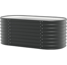 Hochbeet klassisch Vitavia Vita 630 82,1 x 162,1 x 63 cm schwarz