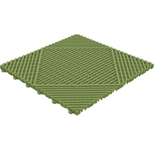 Échantillon de dalle à clipser en plastique florco classic 40 x 40 cm vert-thumb-0