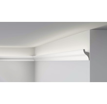 Deckenstuckleiste an Wand und Decke