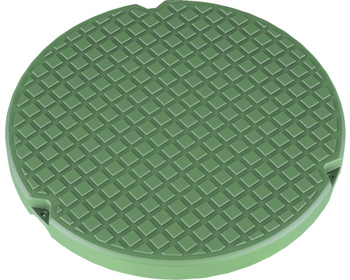 Couvercle de regard rond avec motif losanges