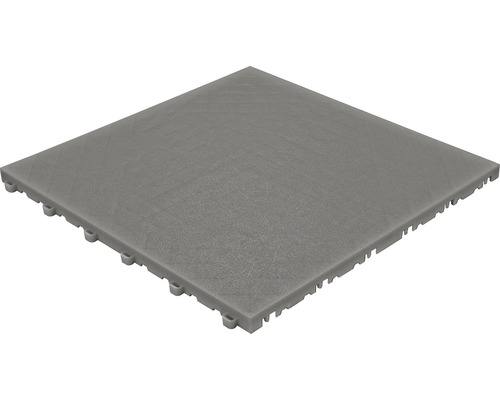 Échantillon de dalle à clipser en plastique florco floor 40 x 40 cm gris