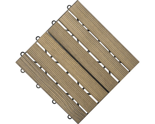 Dalle de terrasse en composite bois pour revêtement de sol