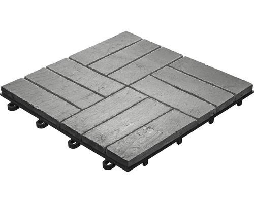 Terrassenfliese aus Stein mit Klicksystem