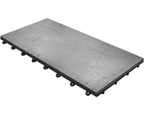 Fliese mit Steinoptik und Klicksystem