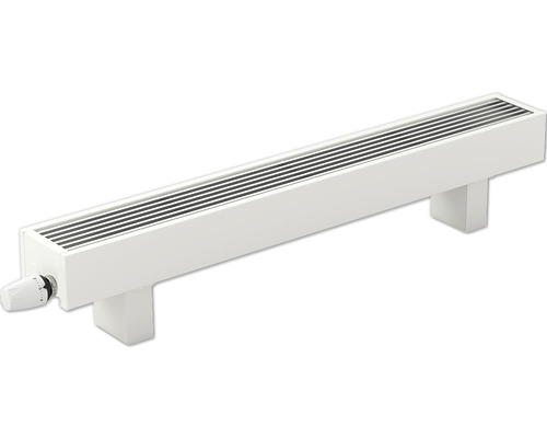 Radiateur convecteur sur pied KORALINE Optimal LKO H 190 x L 800 x p 180 mm blanc avec pieds