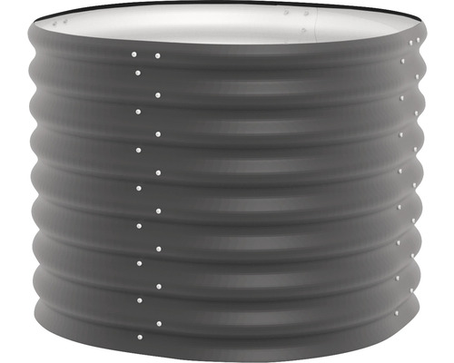 Hochbeet aus gewelltem Stahl