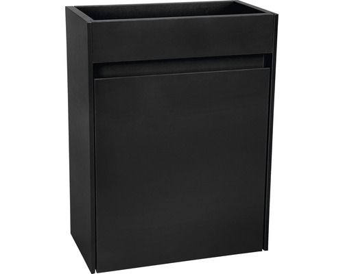 Waschtischunterschrank Differnz HURA L BxHxT 39,5 x 52 cm x 21,5 cm Frontfarbe schwarz