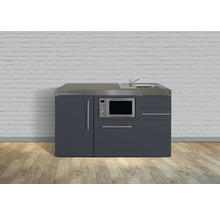 Cuisines Stengel mini-cuisine avec appareils Premiumline 150,0 cm gris mat prémontée variante droite 1015078165115
