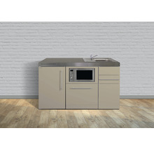 Stengel-Küchen Miniküche mit Geräten Premiumline 150,0 cm sand matt vormontiert Variante rechts 1015078165111
