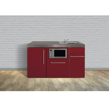 Cuisines Stengel mini-cuisine avec appareils Premiumline 150,0 cm rouge brillant prémontée variante droite 1015078165103