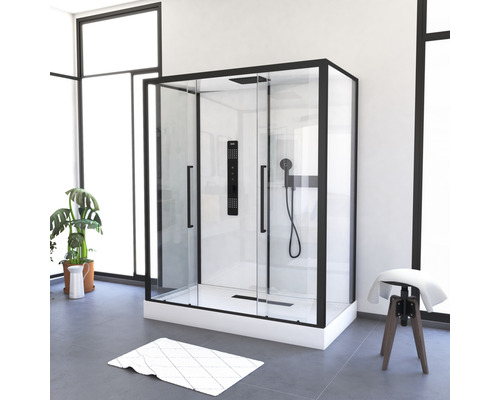 Cabine de douche avec accès de face Aurlane Urban 2 XXL 160x85 cm