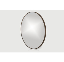 Miroir de salle de bains miroir Cordia ROUND LINE MIRROR Ø 80 cm brun
