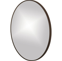 Miroir de salle de bains miroir Cordia ROUND LINE MIRROR Ø 60 cm brun