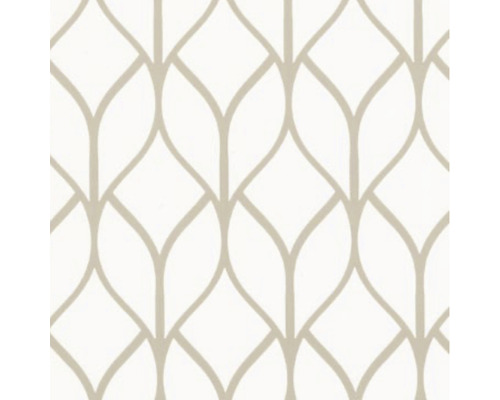 Papier peint à motif géométrique de feuilles