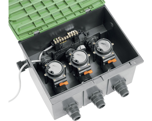 Bewässerungssteuerung für den Außenbereich mit drei Ventilen