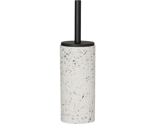Toilettenbürste aus Terrazzo mit Griff