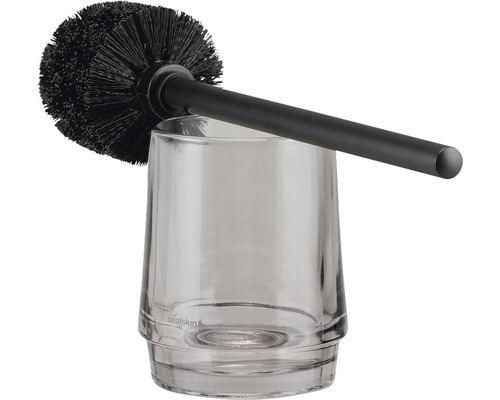Toilettenbürste mit transparentem Glasbehälter