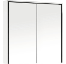 Armoire de toilette Differnz Providence 60 x 16 x 70 cm blanc 2 portes