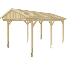 Carport simple SKAN Holz Fichtelberg 317 x 566 cm naturel