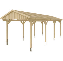 Carport simple SKAN Holz Fichtelberg 317 x 808 cm naturel
