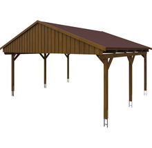 Holzcarport mit Dach