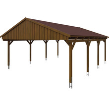 Holzcarport mit Dach