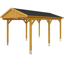 Carport en bois avec toit