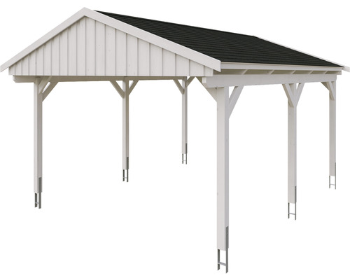 Carport en bois indépendant avec toit