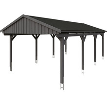 Carport aus Holz mit Dach