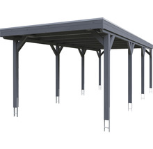 Carport simple SKAN Holz Grunewald 321 x 796 cm ardoise
