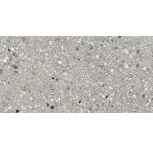 Dalle de terrasse FLAIRSTONE en grès cérame fin Terrazzo grigio bords rectifiés 120 x 60 x 2 cm-thumb-7