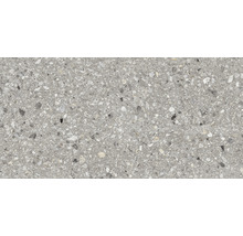 Dalle de terrasse FLAIRSTONE en grès cérame fin Terrazzo grigio bords rectifiés 120 x 60 x 2 cm-thumb-6