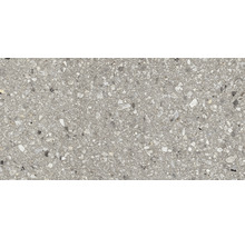 Dalle de terrasse FLAIRSTONE en grès cérame fin Terrazzo grigio bords rectifiés 120 x 60 x 2 cm-thumb-8