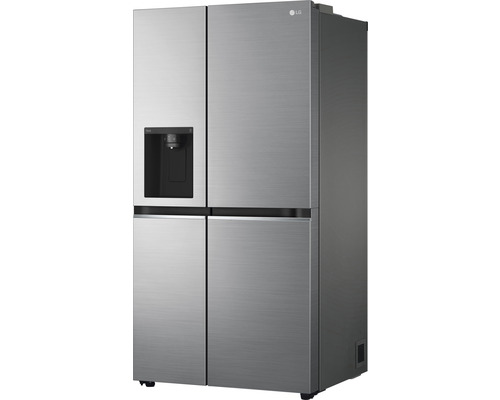 LG Logo Kühl-Gefrierkombination mit vier Türen und Wasserspender