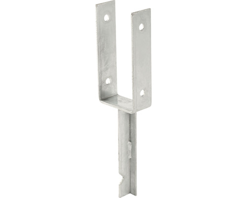 Support de poteau à bétonner avec trous de fixation